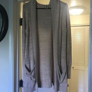 HOODED ROXY CARDIGAN WITH POCKETS